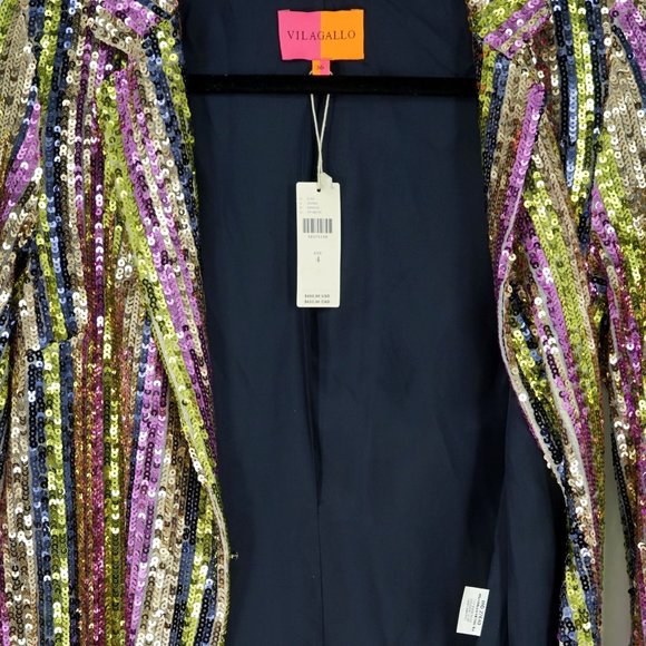 Anthropologie Vilagallo Anita Sequined Duster Jacket - Picture 2 of 11